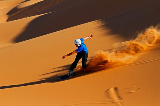 Sandboarding in Agadir